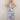 Strappy Floral Burst Jumpsuit - Navy