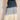 Washed Layered Skirt - Navy