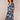 Abstract Pocket Oversized Dress - Navy
