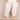 Linen Button Detail Trousers - White