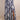 Mono Flower Split Tiered Skirt - Navy