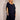 Plain Balloon Dress - Navy