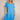 Plain Balloon Dress - Turquoise