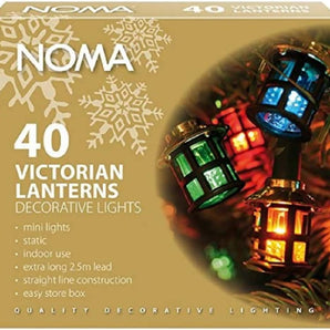 Noma Classic - 40 Victorian Lanterns Multi-Colour