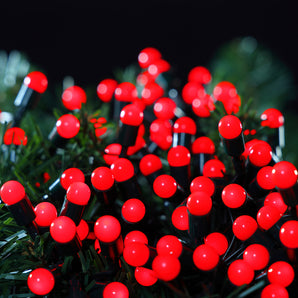 Noma - 200 Fit & Forget Red Berry Lights