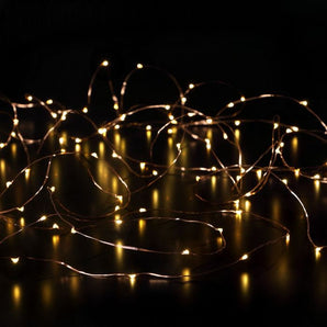 Noma - 50 Fit & Forget Warm White Bare Wire LED String Lights