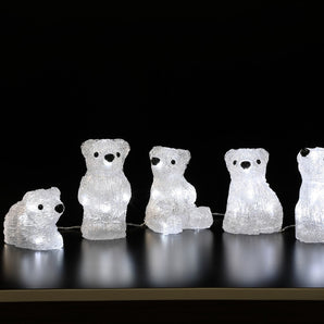 Noma - 5 Acrylic Polar Bear String Lights