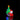 Noma - Acrylic Santa & Tree with Lights 41cm