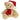 Keeleco Christmas Bear with Hat & Scarf 20cm