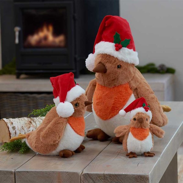Robbie Robin Plushie Large – Plymouth Garden Centre