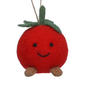 Mixed Wool Fruit & Veg Decoration - Tomato
