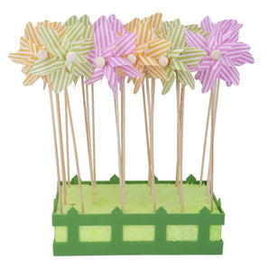 Mini Pastel Stripe Windmills