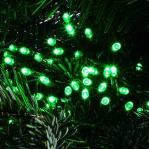 Noma - 240 Green Multifunction String Lights with Green Cable