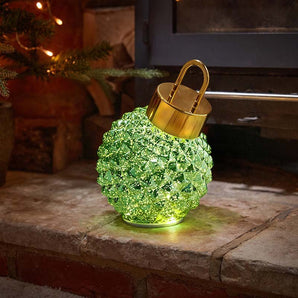 InLit Spinning DecoBauble - Emerald