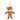 Keeleco Enchanted World Highland Cow Bag Charm 14cm
