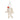 Keeleco Enchanted World Cream Bunny Bag Charm 14cm