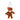 Keeleco Enchanted World Tiger Bag Charm 14cm