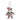 Keeleco Enchanted World Snow Leopard Bag Charm 14cm