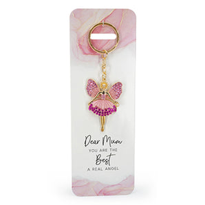 Angel Keyring - Dear Mum