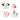 7cm Keeleco Mini Ghosts - 4 Assorted Designs