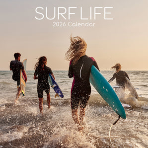 2026 Square Wall Calendar – Surf Life