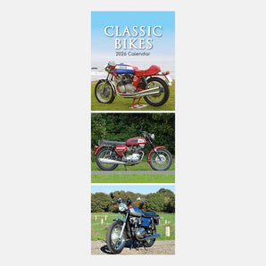 2026 Slimline Calendar – Classic Bikes