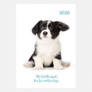 2026 A5 Padded Diary – Adorable Dogs