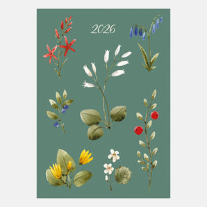 2026 A6 Flexi Diary - Botanics