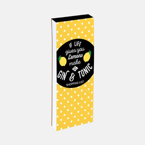 Shopping List - Food Addicts: Gin