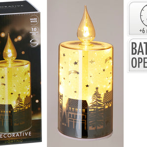 Decorative Lighting - LED Festive Warm White Candle 21CM