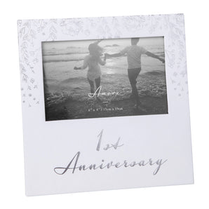 Amore Photo Frame 1st Anniversary 6" x 4"