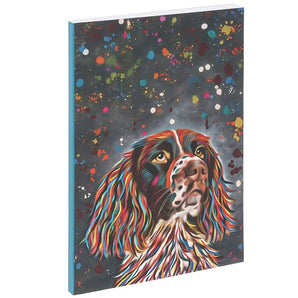 Aquamarine Art - Springer Spaniel A5 Notebook