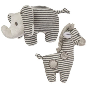Afrique Rattle Set - Elepahnt & Giraffe
