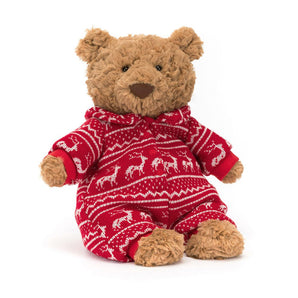 Bartholomew Bear Winter Pyjamas - Maximum 1 Per Customer
