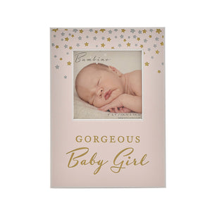 Bambino Photo Frame 4" x 4" Baby Girl
