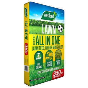 Aftercut All In One Lawn Feed, Weed & Moss Killer 350m²