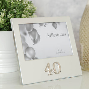 Milestones Photo Frame 6" x 4" - 40