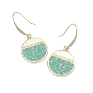Green Sprinkle Earrings