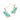 Turquoise Abstract Earrings