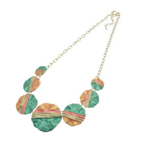 Spring Disc Necklace