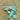 Turquoise Blue Abstract Necklace