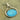 Turquoise Blue Oval Pendant