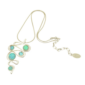 Aqua Cascade Necklace