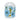 Blue Poppy Glass Bud Vase