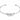 Indulgence - Interlinked Hearts Crystal Rhodium Cuff Bangle