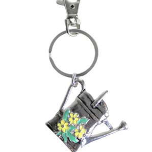 Enamel Watering Can Keyring