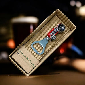 Red Tractor Bottle Opener