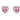 Indulgence - Rhodium Pink CZ Crystal Heart Earrings