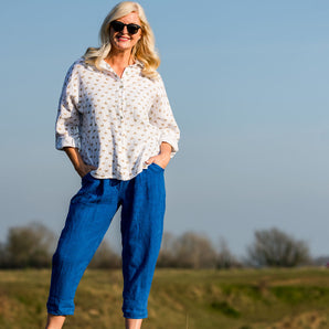 Nina Murati - Heart Button Up Shirt - Assorted Colours