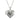 Indulgence - Silver Crystal Heart Locket Necklace